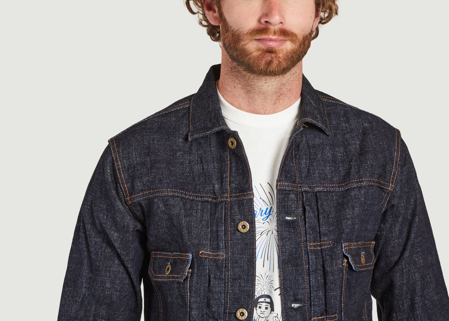 Straight fit brt denim jacket - Japan Blue Jeans